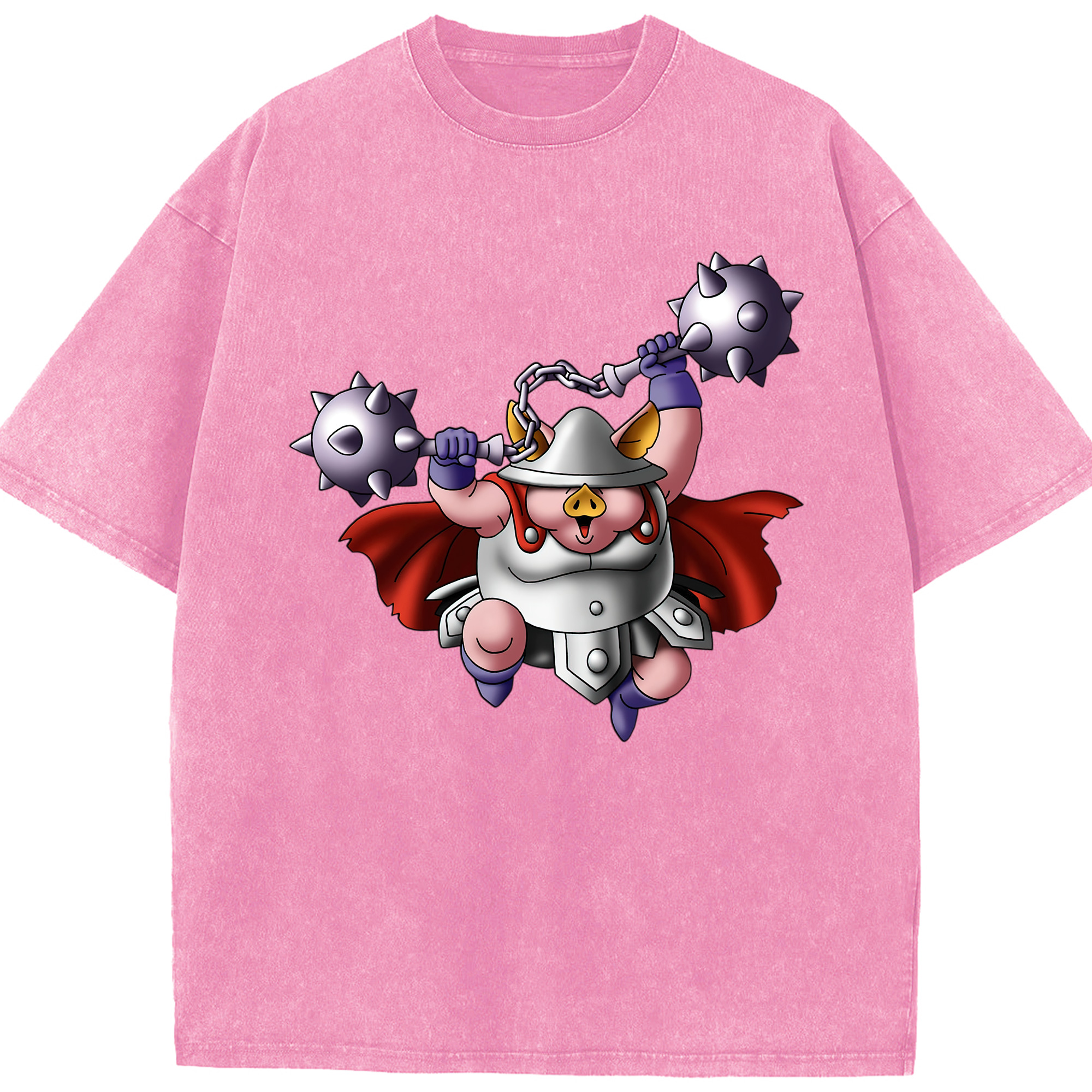 （画像用） ドラゴンクエスト Doragon Kuesuto Dragon Quest 綿100% ヴィンテージ風 半袖Tシャツ（フロントプリント）